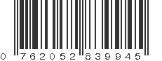 UPC 762052839945