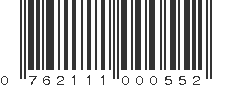 UPC 762111000552