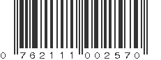 UPC 762111002570