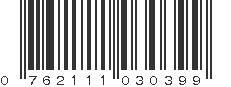 UPC 762111030399