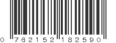 UPC 762152182590