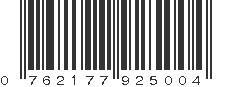 UPC 762177925004