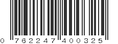 UPC 762247400325