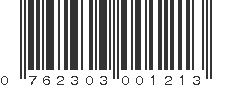 UPC 762303001213