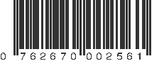 UPC 762670002561