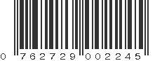 UPC 762729002245