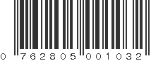 UPC 762805001032