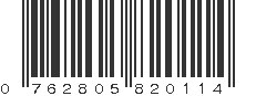 UPC 762805820114