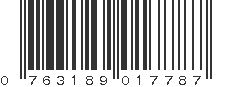 UPC 763189017787