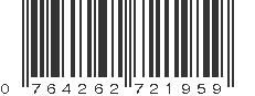 UPC 764262721959