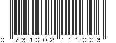 UPC 764302111306