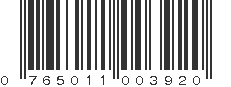 UPC 765011003920