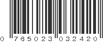 UPC 765023032420