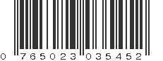 UPC 765023035452