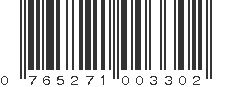 UPC 765271003302