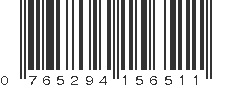 UPC 765294156511