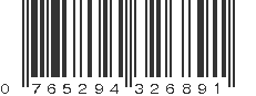 UPC 765294326891