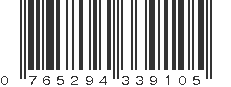 UPC 765294339105