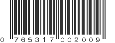 UPC 765317002009