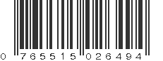 UPC 765515026494