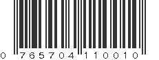 UPC 765704110010