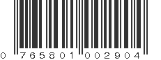 UPC 765801002904