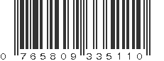 UPC 765809335110