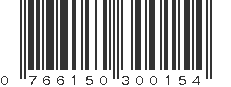 UPC 766150300154