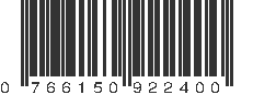 UPC 766150922400