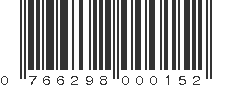 UPC 766298000152