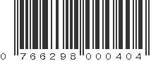 UPC 766298000404