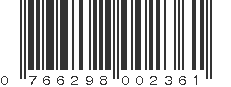 UPC 766298002361