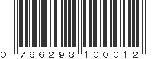 UPC 766298100012