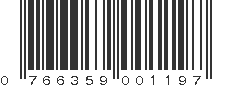 UPC 766359001197