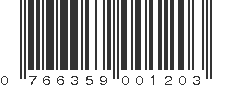 UPC 766359001203