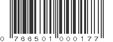 UPC 766501000177