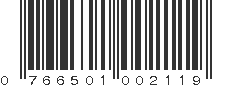 UPC 766501002119