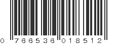 UPC 766536018512