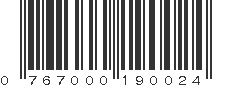 UPC 767000190024