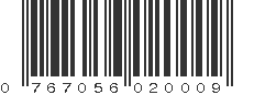 UPC 767056020009