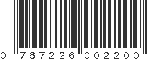 UPC 767226002200