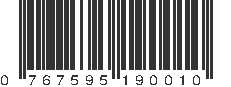 UPC 767595190010