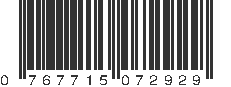 UPC 767715072929