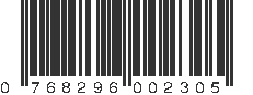 UPC 768296002305