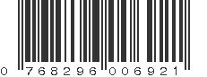 UPC 768296006921