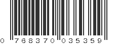 UPC 768370035359