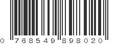 UPC 768549898020