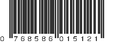 UPC 768586015121