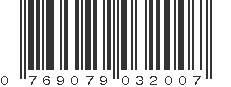 UPC 769079032007