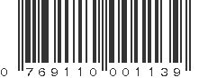 UPC 769110001139